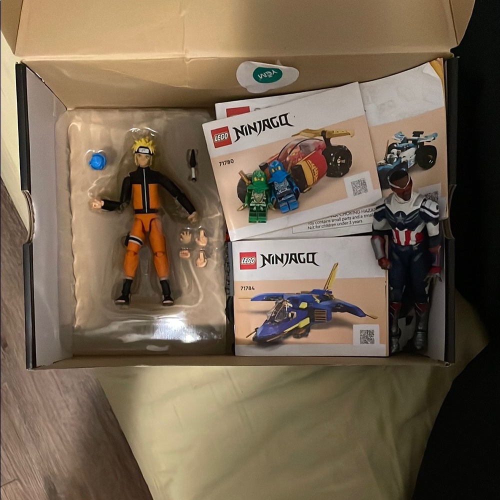 Lego Ninjago Orange and Blue Action Figures Playset